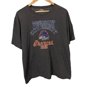 Boise State University Broncos Men's Extra Large Gray Buster Bronco Logo T-Shirt